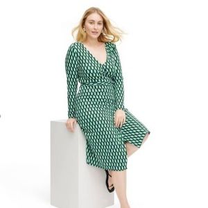 DVF for Target Green Wrap Dress NWT